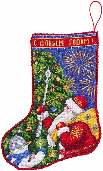 Новогодний сапожок