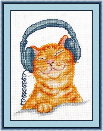 Кот-меломан