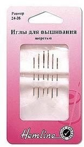 Иглы  для вышивания шерстью