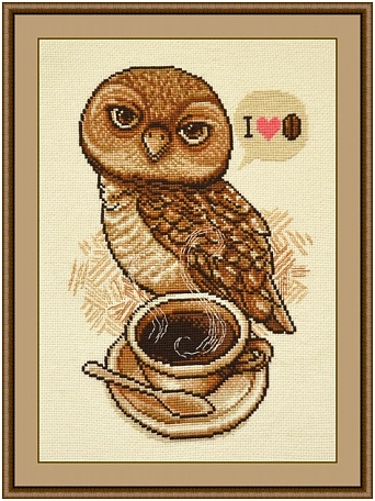 Любительница кофе