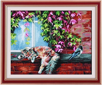 Кот и ворона
