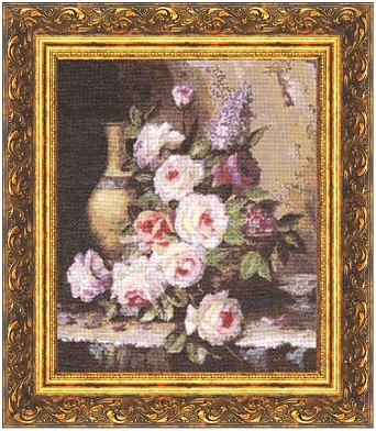 Мраморные розы
